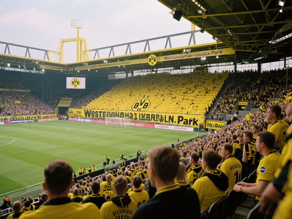 天下足球-足球圣殿:威斯特法伦球场 手机版 作为多特蒙德俱乐部的主场,威斯特法伦球场
